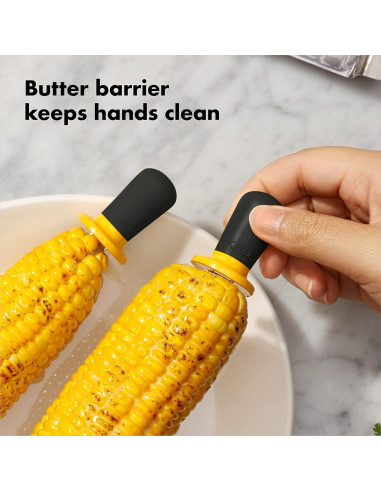 Set de Sujetadores de Maíz OXO Good Grips 8 Piezas Amarillo