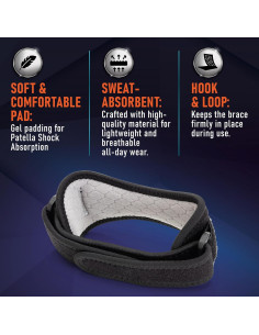 Fajas para Rodilla PhysFlex - Soporte Ajustable, Paquete de 2 2