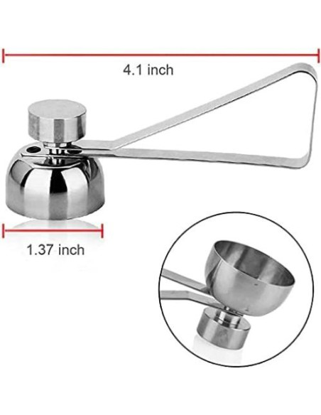 Cortador de Huevos Colibrox de Acero Inoxidable Manual