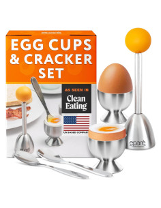 Juego de Cortadores de Huevos Eparé - Acero Inoxidable 5 Piezas