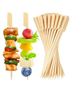 200 Pinchos de Bambú 15.24 cm DOUDOULE para Aperitivos