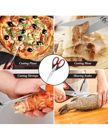 Tijeras de Cocina iBayam Set de 2 Acero Inoxidable 22 cm