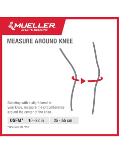 Rodillera Mueller Unisex Compresión para Alivio del Dolor 2