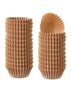 Forros de Mini Cupcake Kraft GUSTO - 500 Piezas Grado Alimenticio