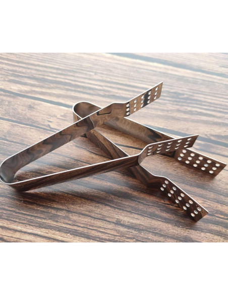 Paquete de 2 Pinzas para Bolsas de Té Acero Inoxidable Honkenda