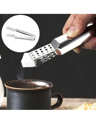 Paquete de 2 Pinzas para Bolsas de Té Acero Inoxidable Honkenda