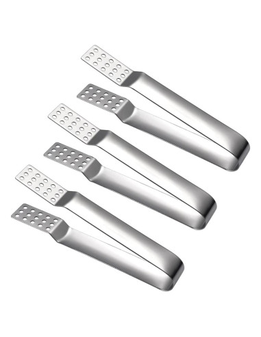 3 Pinzas de Acero Inoxidable para Bolsa de Té TOPDANCHUANG