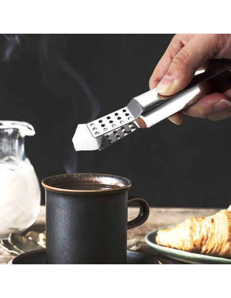 3 Pinzas de Acero Inoxidable para Bolsa de Té TOPDANCHUANG