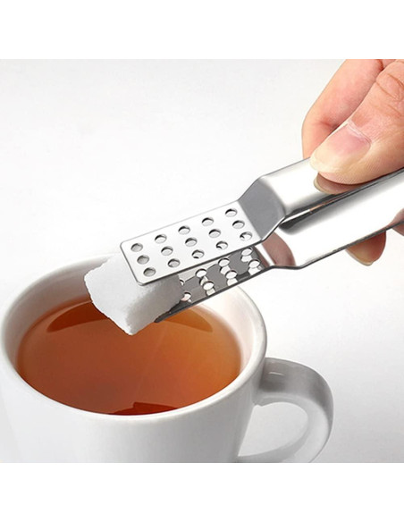 3 Pinzas de Acero Inoxidable para Bolsa de Té TOPDANCHUANG