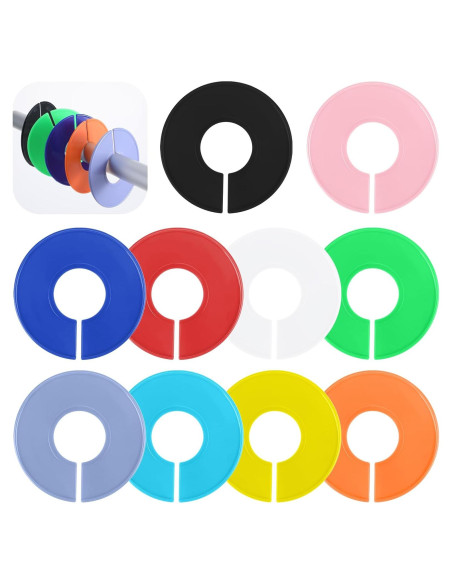 10 Divisores de Armario Coloridos BOHUIZ para Ropa Colgante