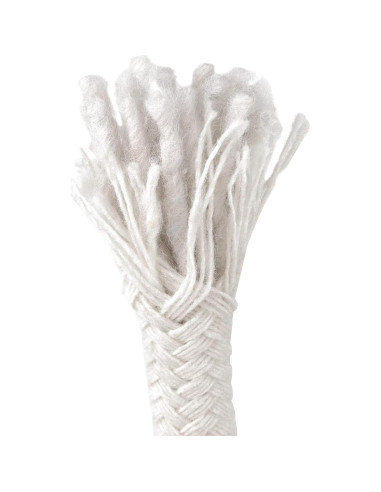 Cuerda de Algodón Trenzada MOUYAT 100 m x 6 mm Blanca Multiusos