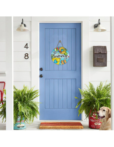 Cartel de Puerta Tropical Bolisom 30.48 cm Sweet Summer Time