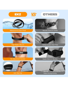 Correa de Rodilla de Silicona EKZ - Soporte Ergonómico Unisex 2