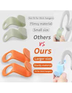 Ganchos Extensores SLMT 50PCS Ahorra Espacio para Perchas 2