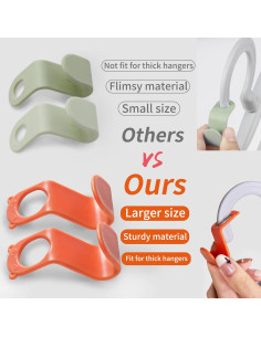 Ganchos Extensores para Perchas SLMT 50PCS Ahorra Espacio 2