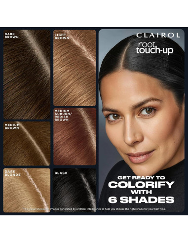 Tinte Semipermanente Clairol 2 Negro para Raíces 44.36 ml