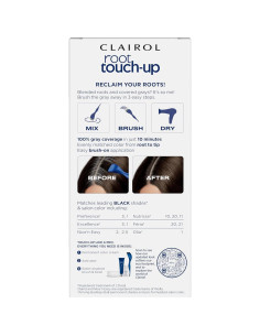 Tinte Permanente Clairol Touch-Up 2 Color Negro 32.5 ml x2 2