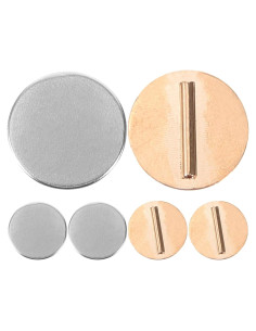 Hebillas Magnéticas EXCEART - 3 Pares de Broches Dorados