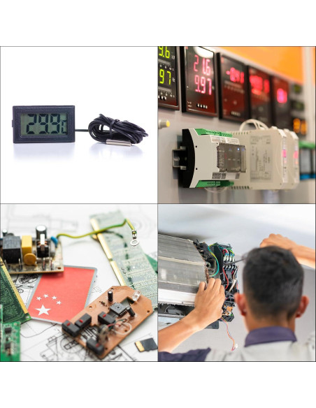 Sonda de Sensor de Temperatura NTC uxcell 5K Acero Inoxidable 40cm