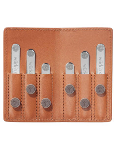 Juego de Viaje Puntos Magnéticos Cuello Wurkin Stiffs Cuero