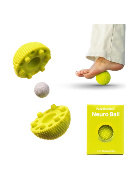Bola de Masaje Texturizada Naboso Neuro Ball 10.8cm Verde