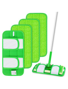 Paños de Mopa Reutilizables UMAYCOOL 4 Piezas 27.4x14 cm