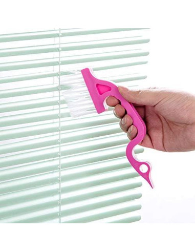 Juego de 2 cepillos de limpieza Rienar para rieles de ventanas