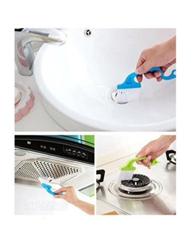 Juego de 2 cepillos de limpieza Rienar para rieles de ventanas