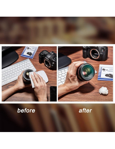 1000 Paños de Limpieza de Lentes Amylove - 20 Cuadernillos