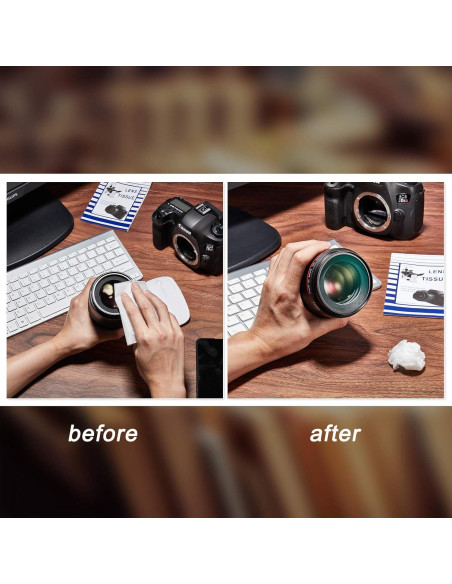 1000 Paños de Limpieza de Lentes Amylove - 20 Cuadernillos