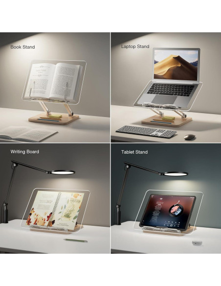 Soporte de Libro Acrílico Ajustable UPERGO BG-4B 26x35 cm