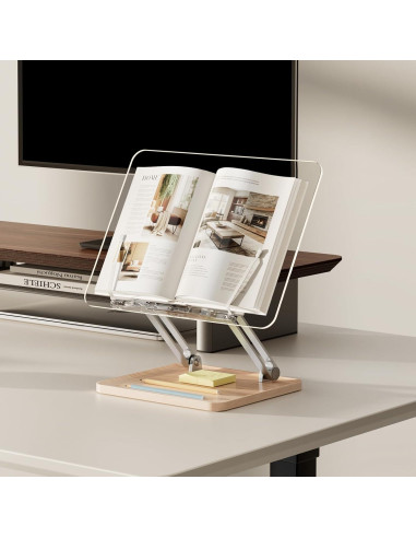 Soporte de Libro Acrílico Ajustable UPERGO BG-4B 26x35 cm