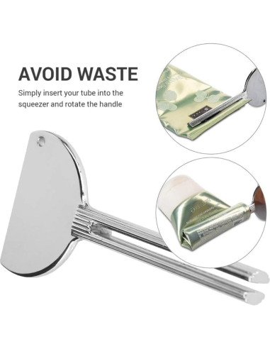 Conjunto 2 Exprimidores de Tubos Acero Inoxidable WNHNO