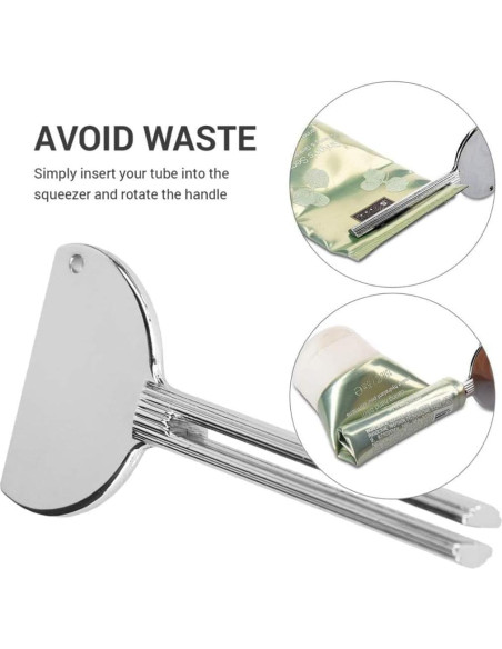 Conjunto 2 Exprimidores de Tubos Acero Inoxidable WNHNO