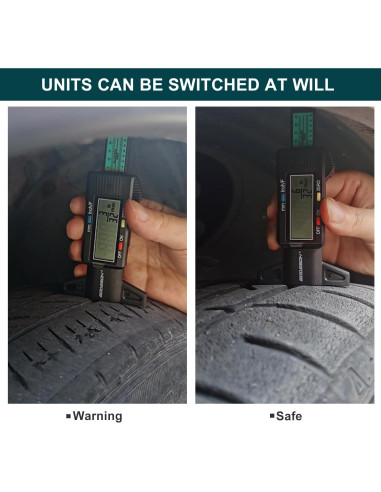 Medidor de Profundidad de Banda de Rodadura GODESON Digital