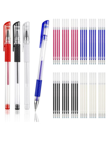 8 Bolígrafos Borrables por Calor COIDEA con 64 Recargas