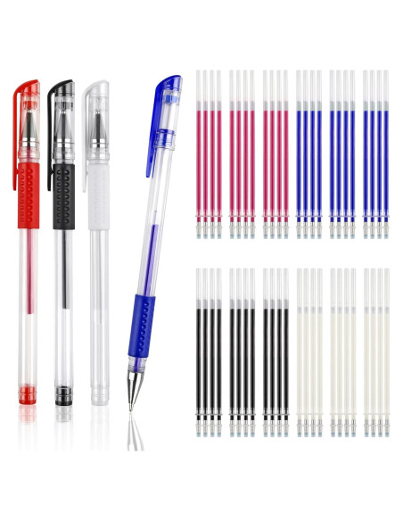 8 Bolígrafos Borrables por Calor COIDEA con 64 Recargas