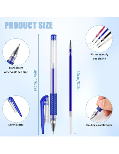 8 Bolígrafos Borrables por Calor COIDEA con 64 Recargas