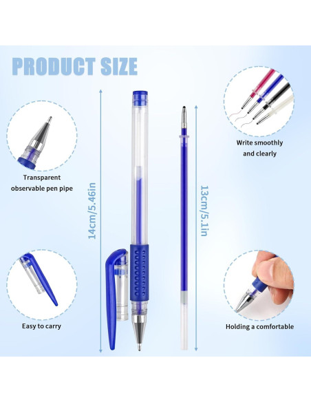 8 Bolígrafos Borrables por Calor COIDEA con 64 Recargas