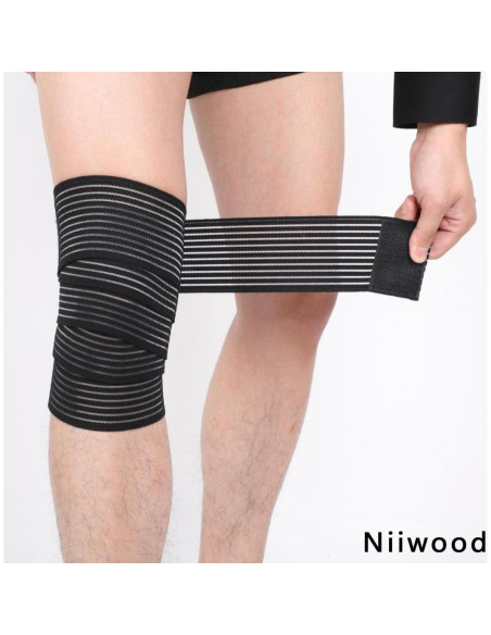 Venda de Compresión Elástica para Rodilla Niiwood 180 cm