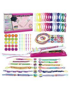 Kit de Pulseras de Amistad IQKidz - Manualidades para Niñas 8-12 Años