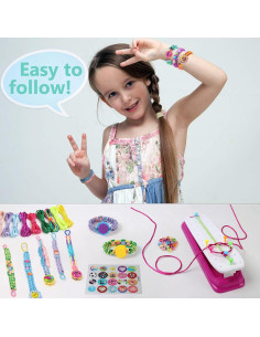 Kit de Pulseras de Amistad IQKidz - Manualidades para Niñas 8-12 Años 2