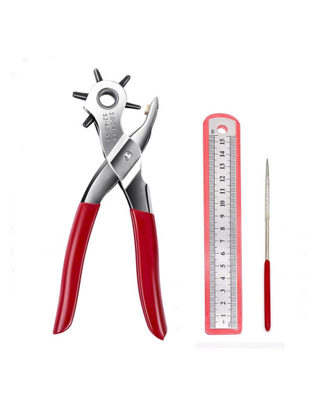 Perforador de Agujeros para Cinturones Adorox - 6 Tamaños