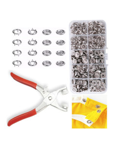 Kit de Botones de Metal GTAAOY 100 Piezas 9.5mm para Costura