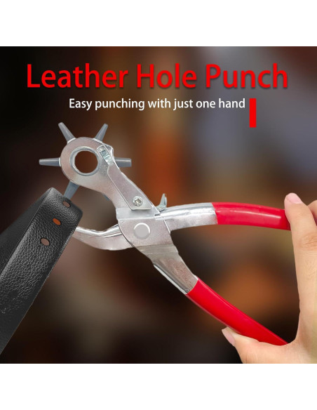 Perforador de Agujeros para Cinturones Adorox - 6 Tamaños