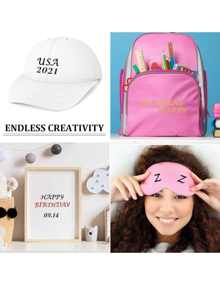 1880 Piezas Letras y Números Termoadhesivos Tenare 27x18cm 1880 Piezas Letras y Números Termoadhesivos Tenare 27x18cm