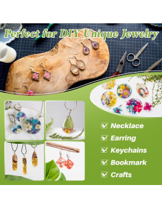 Moldes de Joyería de Silicona XX-Moldes 23.4x20.8cm Reutilizables 2