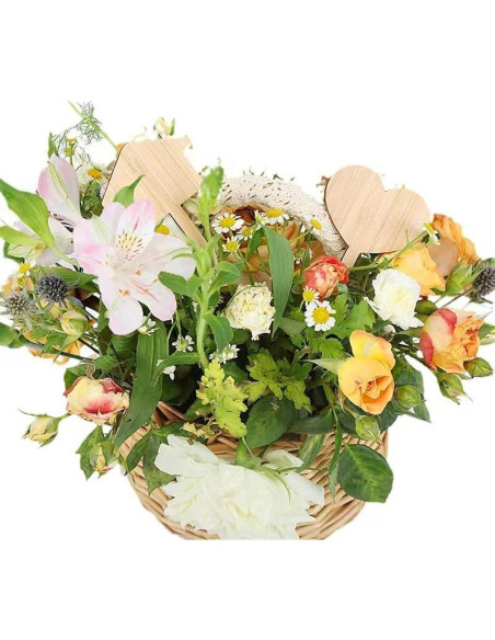 Etiquetas de Plantas de Bambú Elsjoy 90 Piezas 9 Estilos