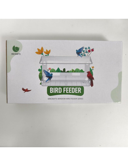 Comedero para Aves de Ventana MrCrafts Nature Rectángulo 0.23 kg