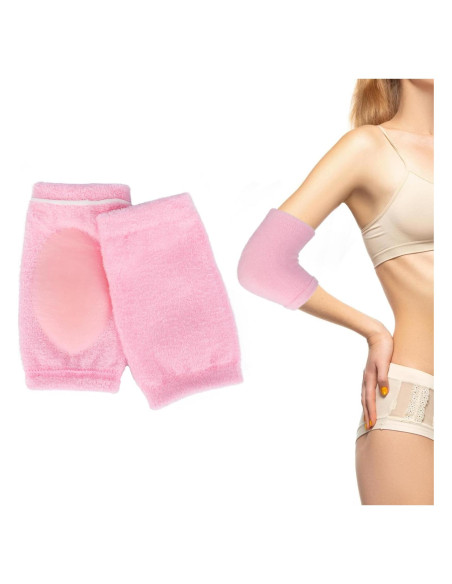 Mangas de Gel para Codos Gjinxi, Rosa, Hidratantes y Suaves